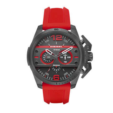 Bracelet de montre Diesel DZ4388 Silicone Rouge 24mm